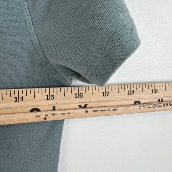 Abercrombie & Fitch Women's XST Tall Light Blue T-Shirt Dress Short Sleeve Knee - Picture 9 of 14